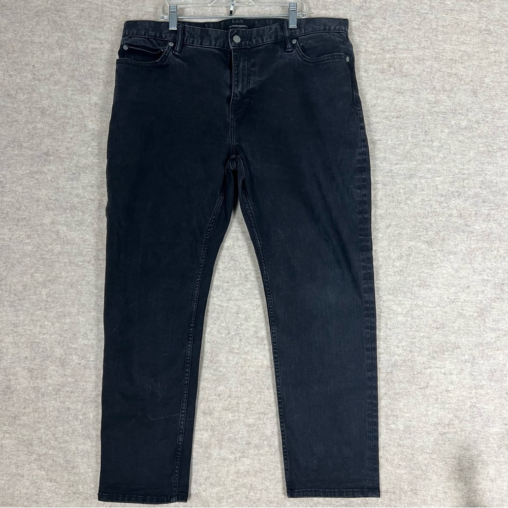 Banana Republic Skinny Techmotion Men's Black Jeans - Size 36 x 30 - Picture 2 of 7